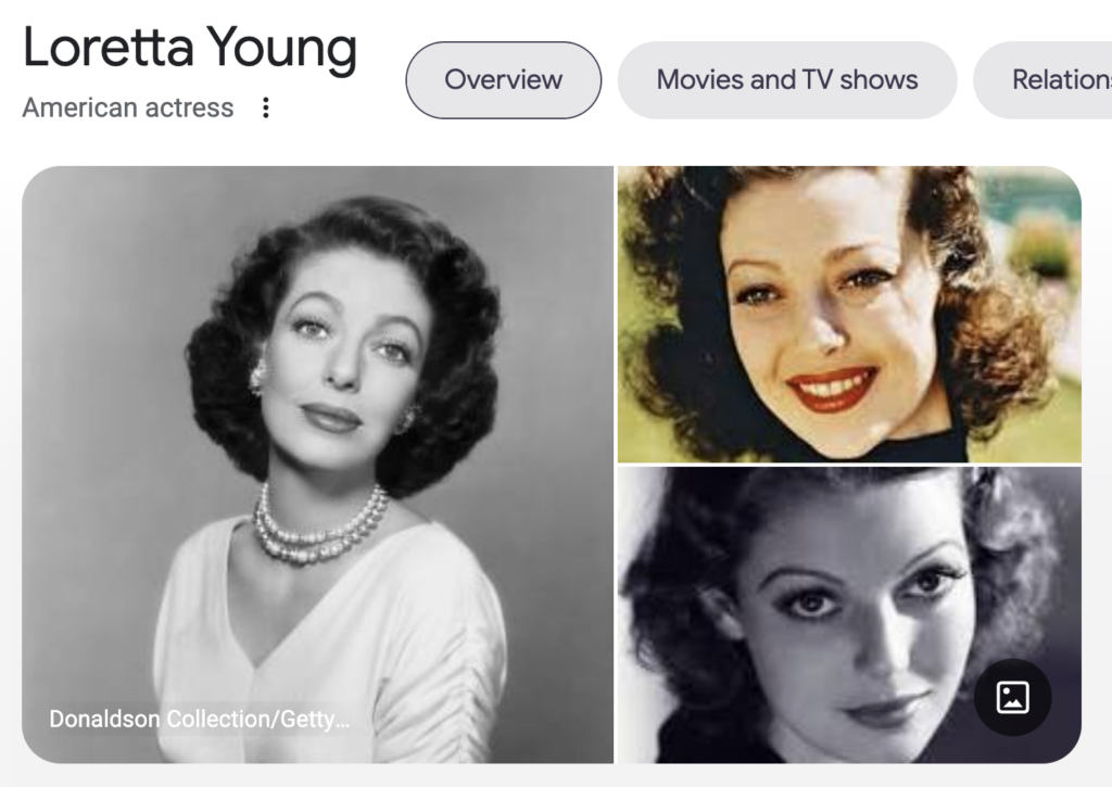 Loretta Young had to wear a stoma bag